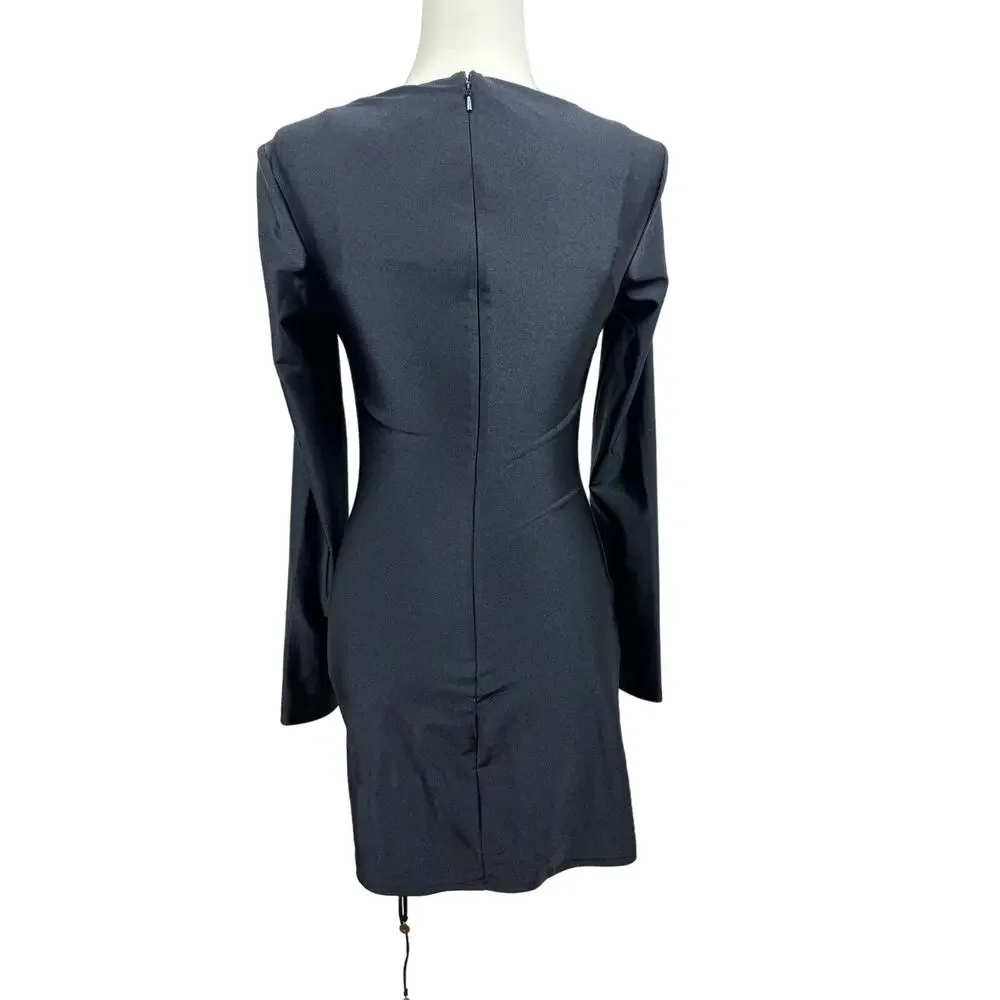 New Dundas Coco Bijoux Dress in Black Women's Size US 4/ IT 40